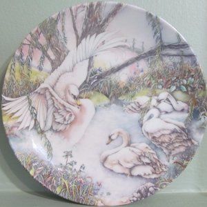 Vintage Most Beautiful of All Plate by Karen Jean Bornholt Ugly Duckling Series